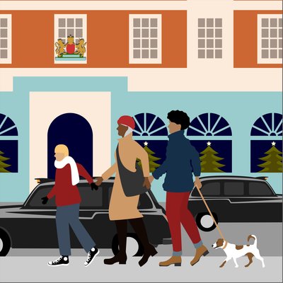 Compras de Natal de Claire Huntley