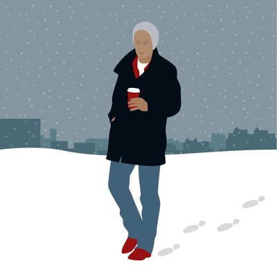 Café na neve de Claire Huntley