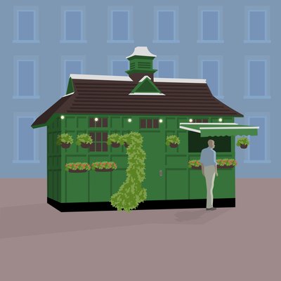 Hackney Carriage Hut, Russell Square de Claire Huntley