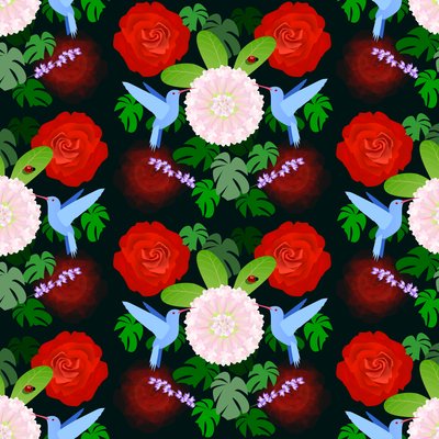A joaninha e o beija-flor de Claire Huntley