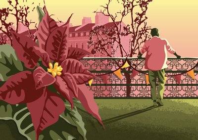 Telhado Winter Roof Terrace de Claire Huntley