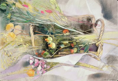Cesta de Flores Secas ( de Claire Spencer