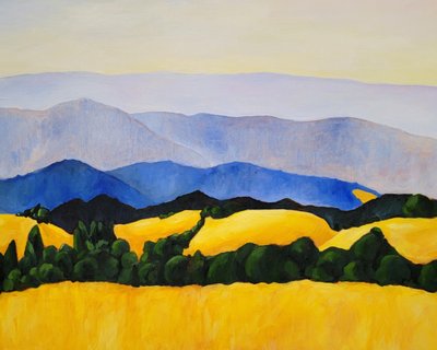 Campos Dourados Ondulantes de Claire Whitehead