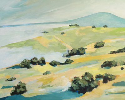 Paisagem costeira serena de Claire Whitehead