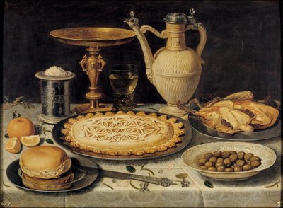 Natureza Morta - Natureza Morta - Pintura de Clara Peeters (1594-1658) de Charlotte Evans