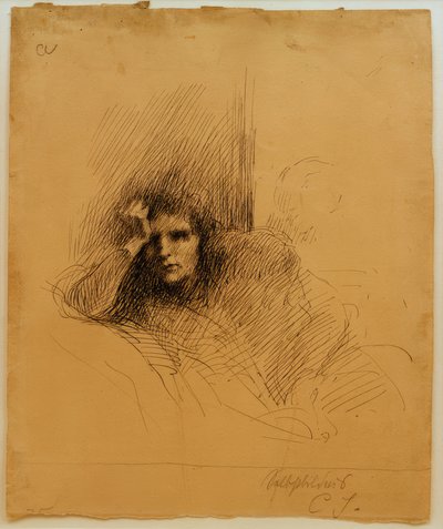 auto-retrato de Clara Siewert