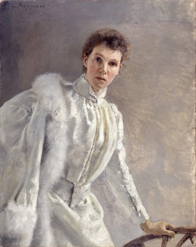 Auto-retrato, 1894. de Clara von Rappard