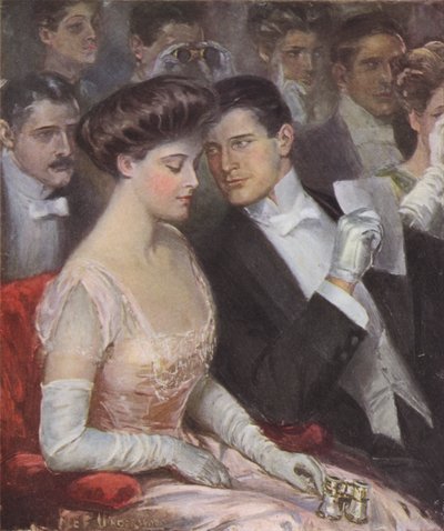 Os dois únicos na ópera de Clarence F. Underwood