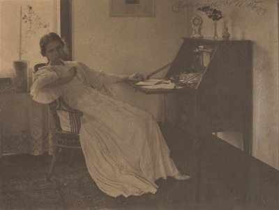 O que devo dizer, 1896. de Clarence H. White