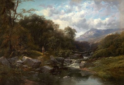 Um córrego da montanha de Clarence Roe