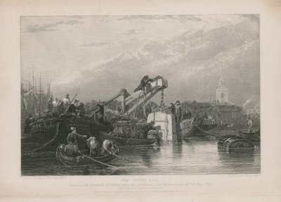O sino de mergulho usado no Thames Tunnel de Clarkson Frederick Stanfield