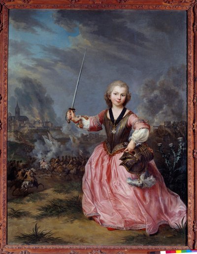 Retrato de Pierre Claude Secret de Gueidan como cavaleiro de Malta Les Gueidan era uma grande família provençal. Pintura de Claude Arnulphy (1697-1786). 1748 Musee Granet, Aix en provence de Claude Arnulphy