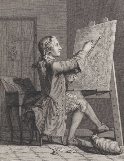Pintura, 1770-86 de Claude Augustin Duflos