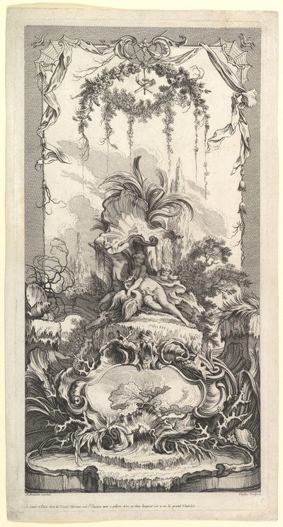 Leda e o Cisne.n.d. de Claude Augustin Duflos