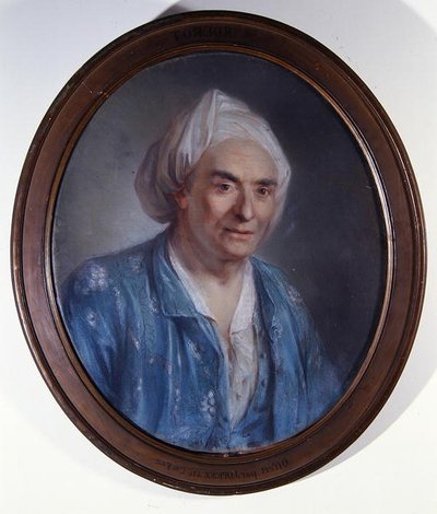 Retrato de Denis Diderot (1713-84) c.1763 (óleo sobre tela) de Claude Bornet