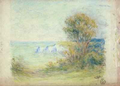 Penhascos em Etretat de Claude Emile Schuffenecker