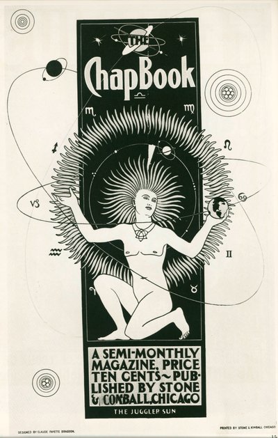 Claude F. Bragdon: The Chap Book, uma revista semestral. EUA ... (litografia) de Claude Fayette Bragdon