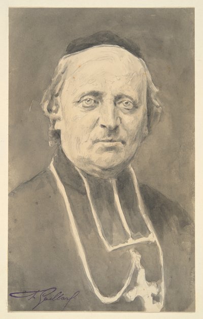 Monseigneur Felix-Arsene Billard, Bispo de Carcassone de Claude Ferdinand Gaillard
