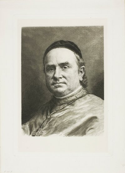 Monsenhor Pie, Bispo de Poitiers de Claude Ferdinand Gaillard