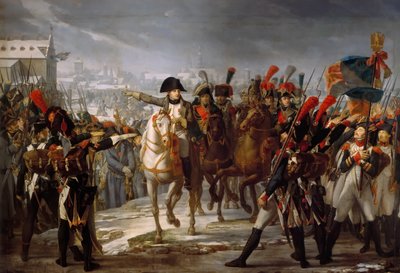Discurso de Napoleão ao 2º Corpo do Grande Armée antes do ataque a Augsburgo em 12 de outubro de Claude Gautherot