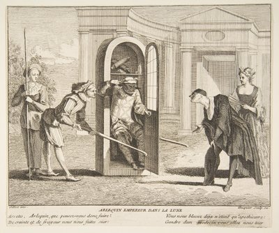 Floresta. de Claude Gillot, Jacques Gabriel Huquier