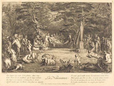 La Naissance (Nascimento) de Claude Gillot