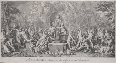 Os Quatro Festivais: Festival de Baco de Claude Gillot