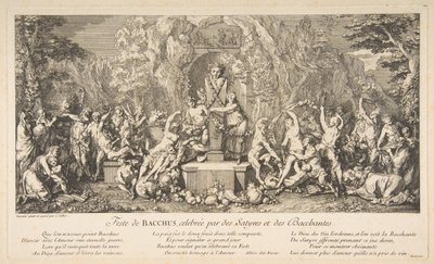 A Festa de Baco. de Claude Gillot
