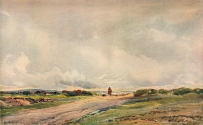 A estrada para Portsmouth, c1910 de Claude Hayes