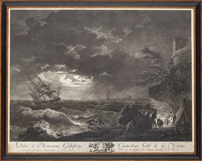 gravuras em aço francês de Claude Joseph (after) Vernet