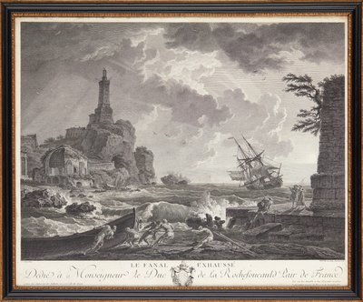 gravuras em aço francês de Claude Joseph (after) Vernet