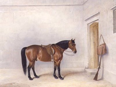 Pónei de Tiro da Baía Selada de Claude L. Ferneley