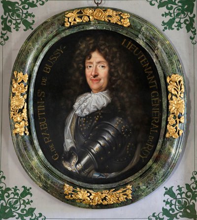 Retrato de Roger Bussy-Rabutin. Castelo de Bussy-Rabutin. de Claude Lefebvre