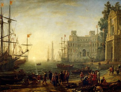Porto Marítimo com Villa Medici de Claude Lorrain