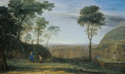 Cristo aparecendo a Santa Maria Madalena Noli me tangere de Claude Lorrain