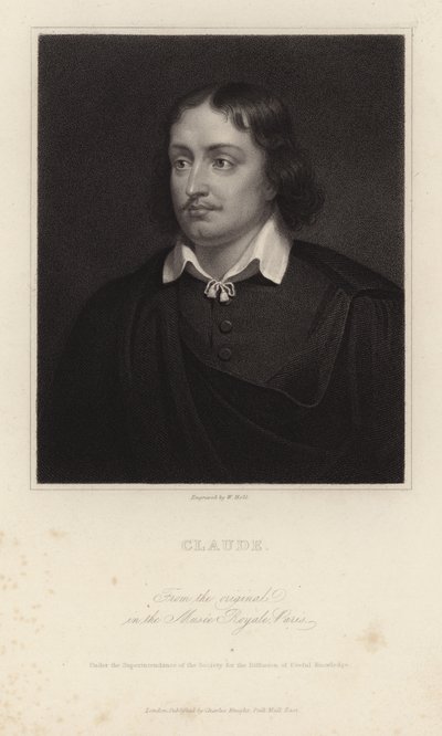 Claude Lorrain, pintor francês da época barroca. Gravado por William Holl de Claude Lorrain