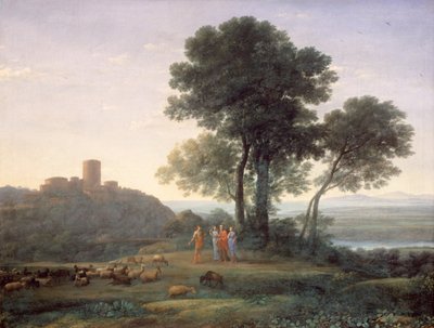 Jacó com Labão e suas filhas de Claude Lorrain