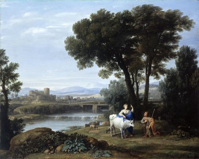 Juno confia Io aos cuidados de Argus de Claude Lorrain