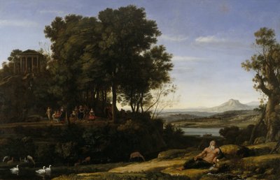 Paisagem com Apolo e as Musas de Claude Lorrain