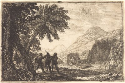 Paisagem com bandidos (Scène de bandidos) de Claude Lorrain