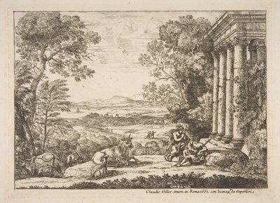 Mercúrio e Argus, 1662. de Claude Lorrain
