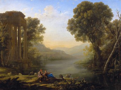 Paisagem pastoral de Claude Lorrain