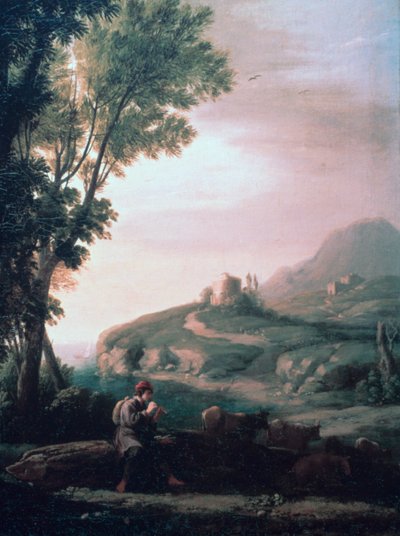 Paisagem Pastoral, c1620-1682 de Claude Lorrain