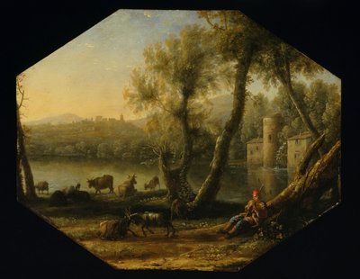 Paisagem pastoral de Claude Lorrain
