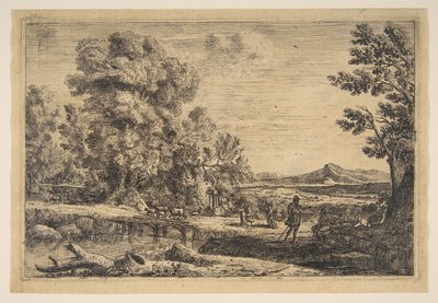 Rebecca e Eliezer, ca. 1638-41. de Claude Lorrain