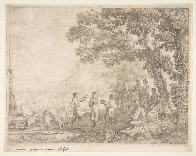 The Country Dance Prato Grande, ca. 1637 de Claude Lorrain