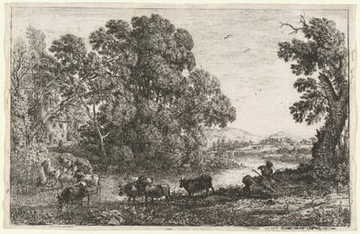 O Vaqueiro (Le Bouvier) de Claude Lorrain