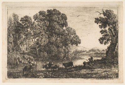 O vaqueiro, 1636. de Claude Lorrain
