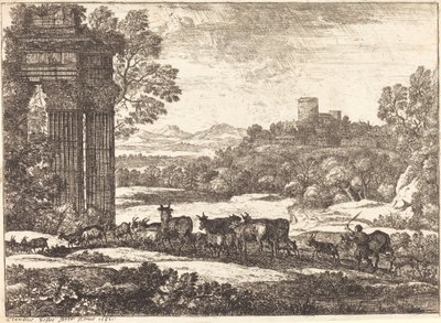 O Rebanho Retornando em Tempo Tempestuoso de Claude Lorrain
