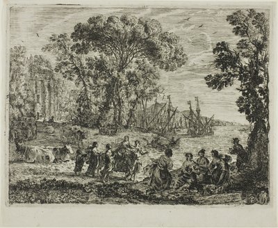 O estupro de Europa de Claude Lorrain